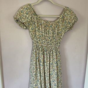 American eagle summer dress with open back size small
